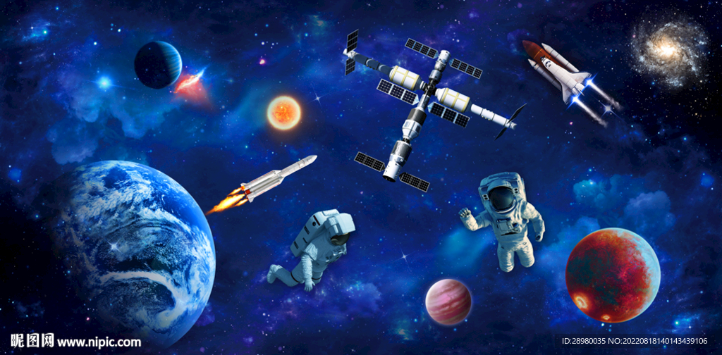 太空宇航员飞船