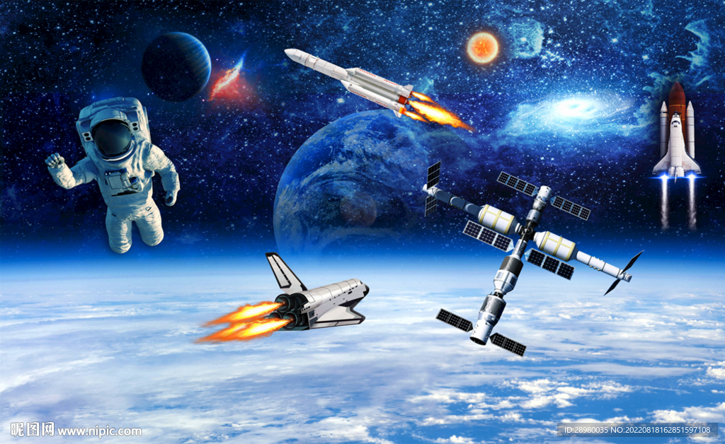 太空飞船宇航员