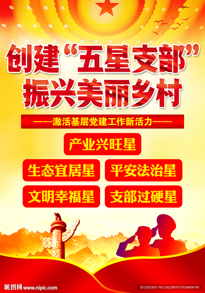  五星支部展板   