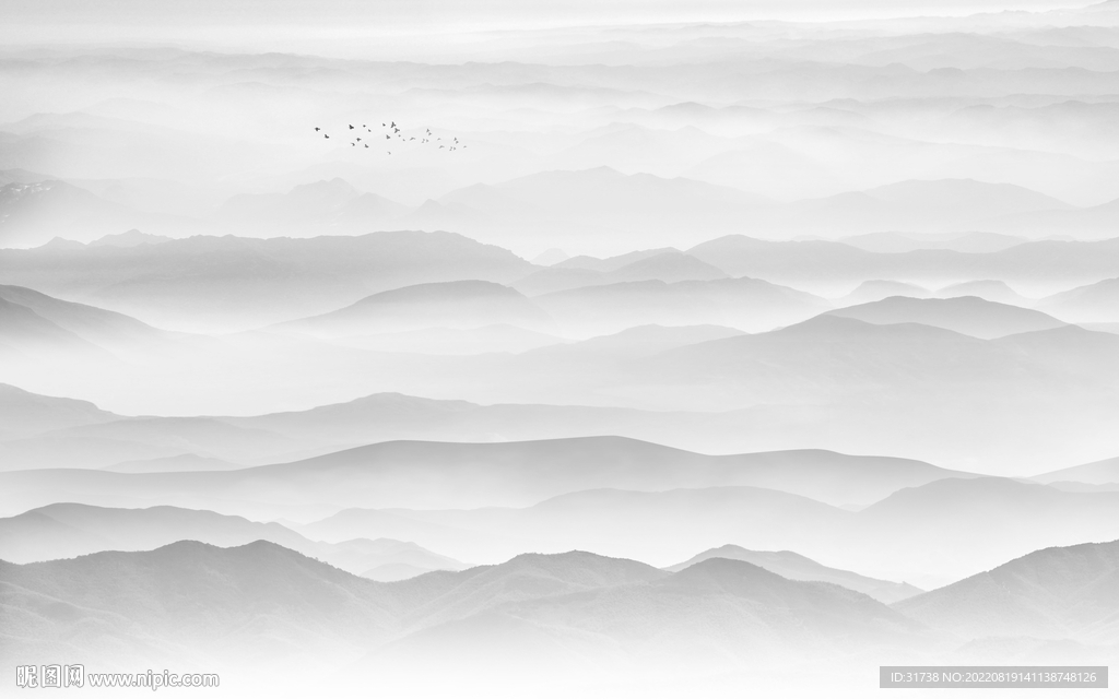 水墨山水画