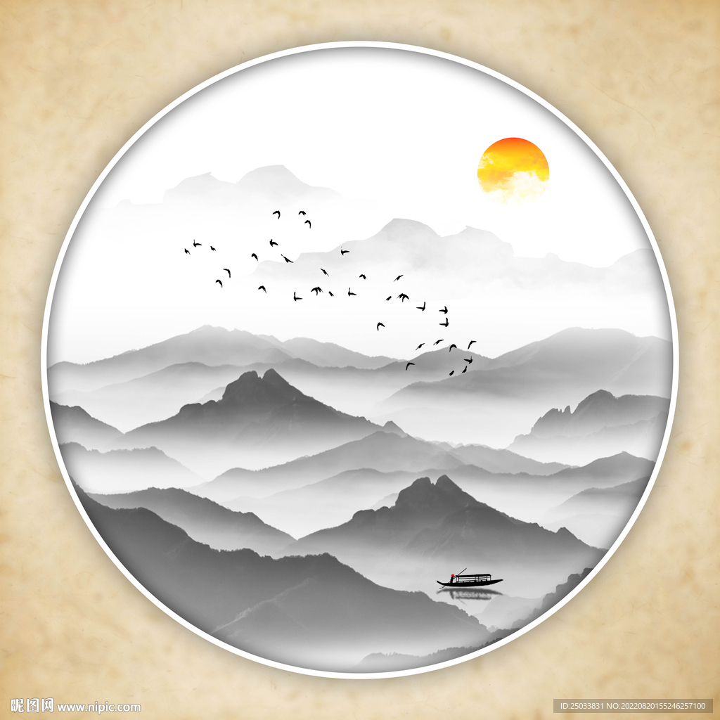 意境山水画