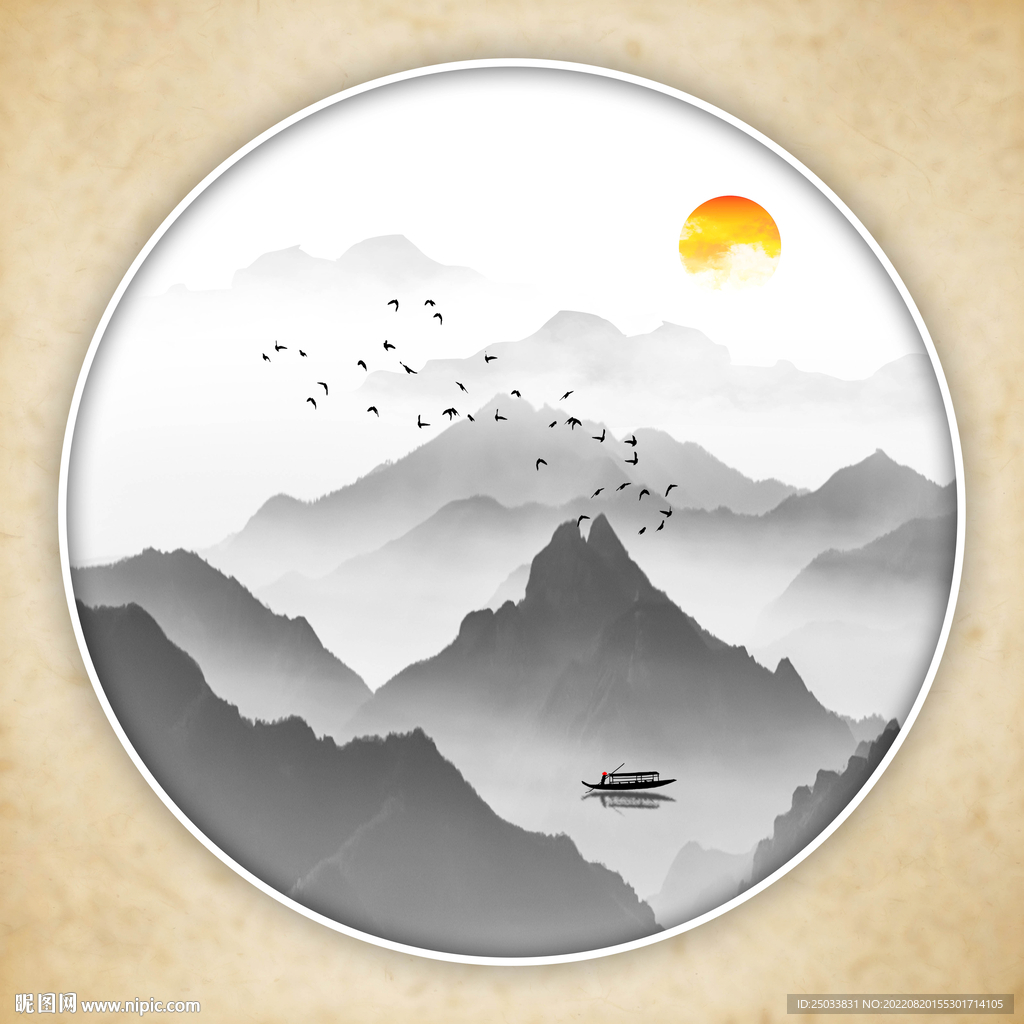 意境山水画
