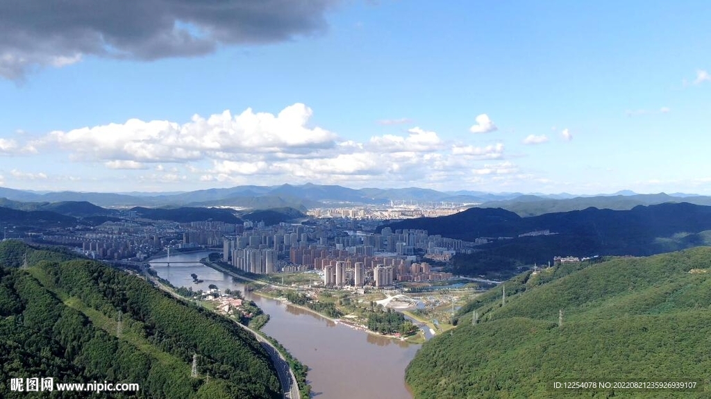 通化航拍全景延时视频