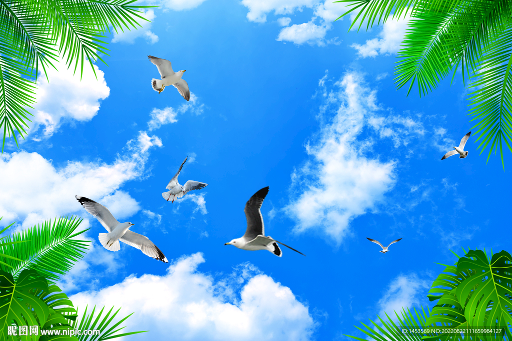 蓝天白云软膜天花