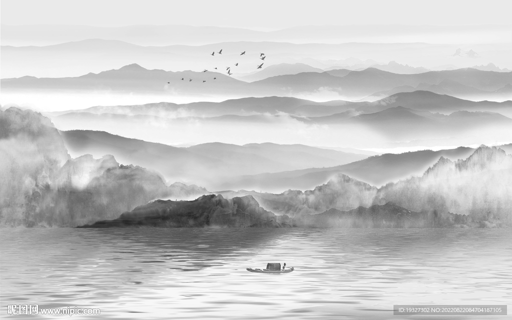 新中式国画山水