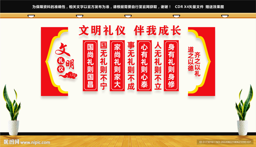 文明礼仪文化墙