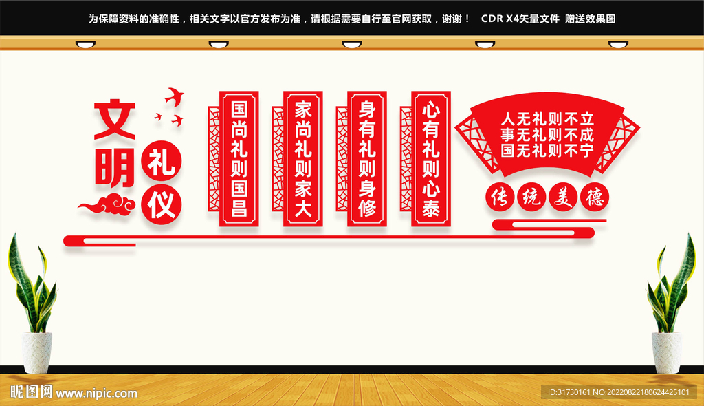 文明礼仪文化墙