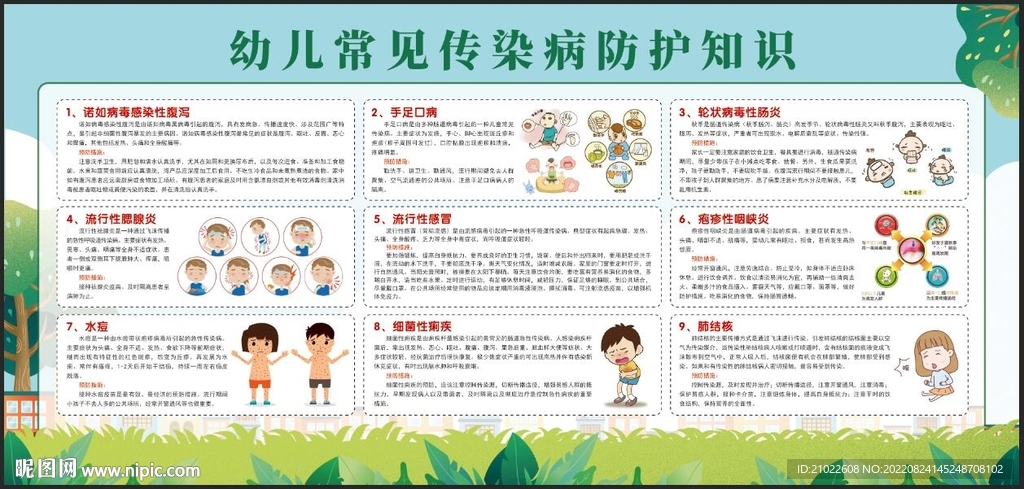 幼儿常见传染病防护知识