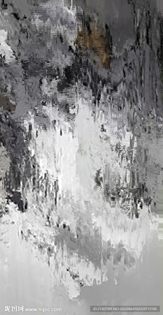 黑抽象油画装饰画轻奢手绘极简画