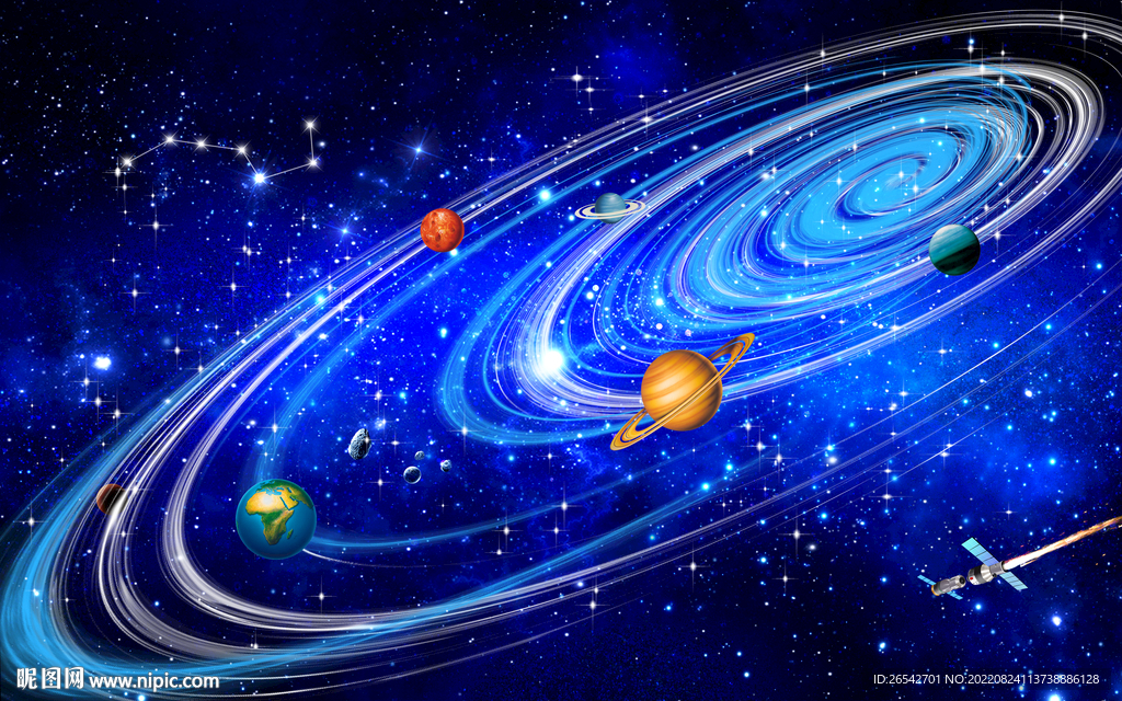 星空星系太阳系