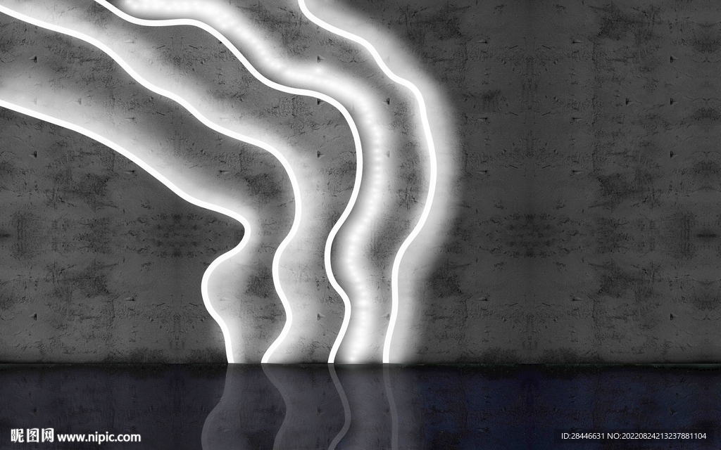 直播工装背景墙