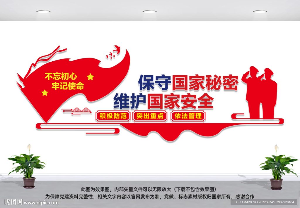 国家安全保密文化墙
