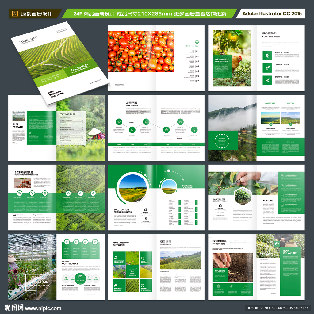 农产品画册