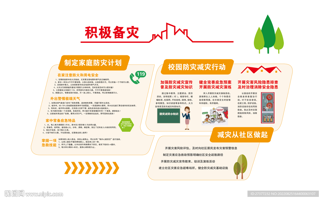 防灾减灾积级备灾