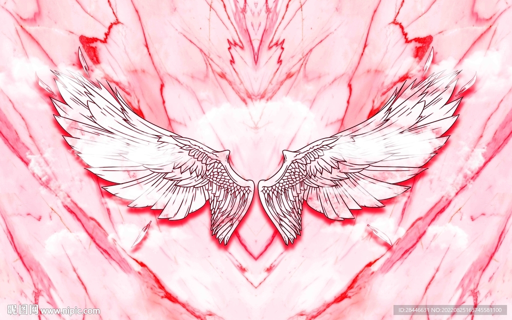 网红直播工装背景墙