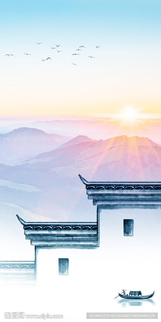 爆款 意境现代玄关 Tif分层