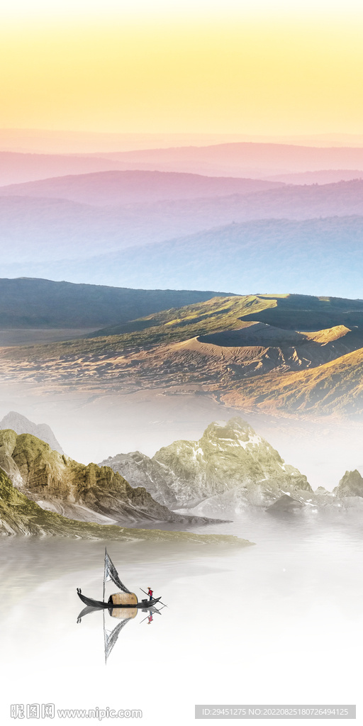 别墅简约人气玄关 Tif分层