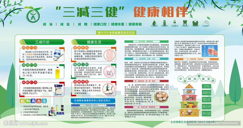 三减三健宣传栏