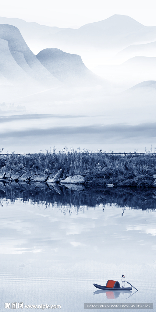 山水 高档大气玄关 tif分层