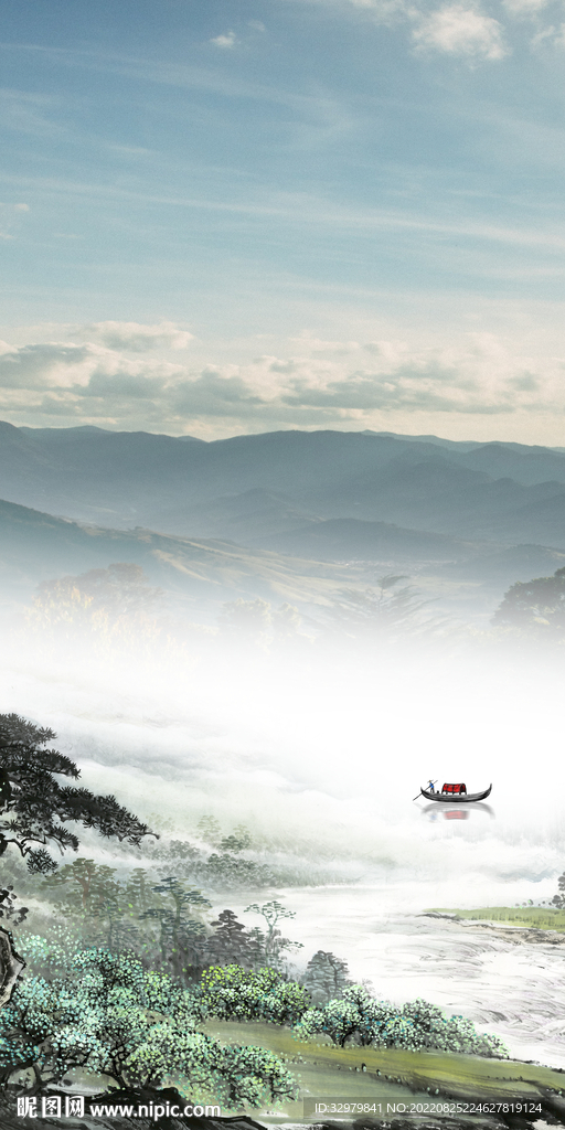 新中式现代高端山水 TIf分层