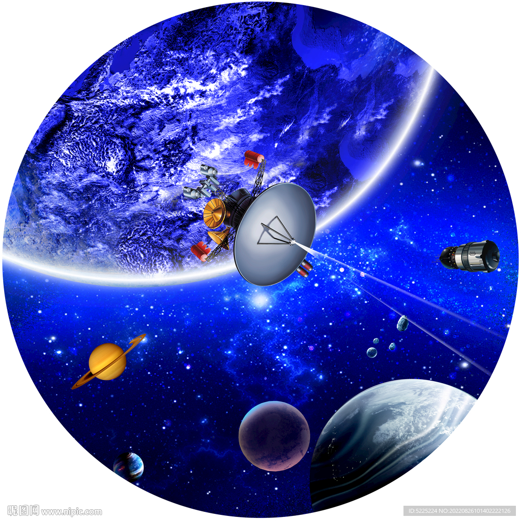 圆形星空