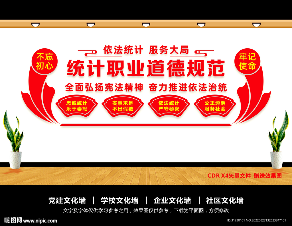统计文化墙