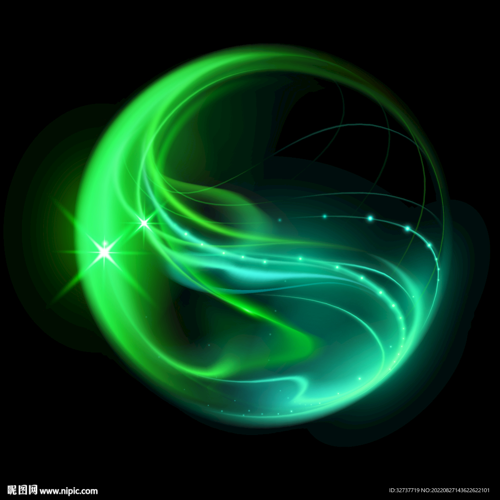 绿色光球