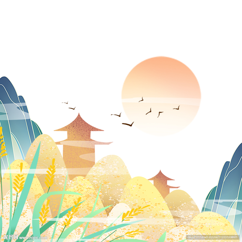国潮青山元素