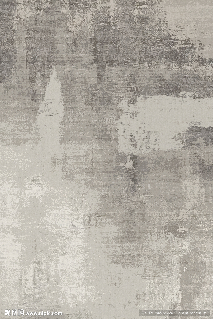 灰色侘寂ins风北欧抽象地毯