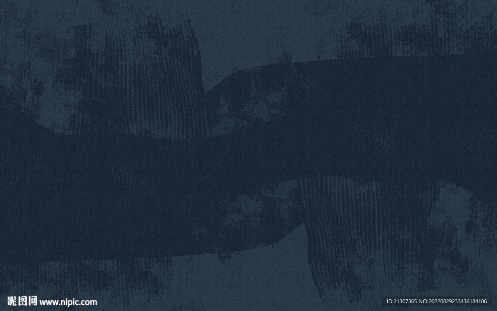 深蓝侘寂ins风北欧抽象地毯