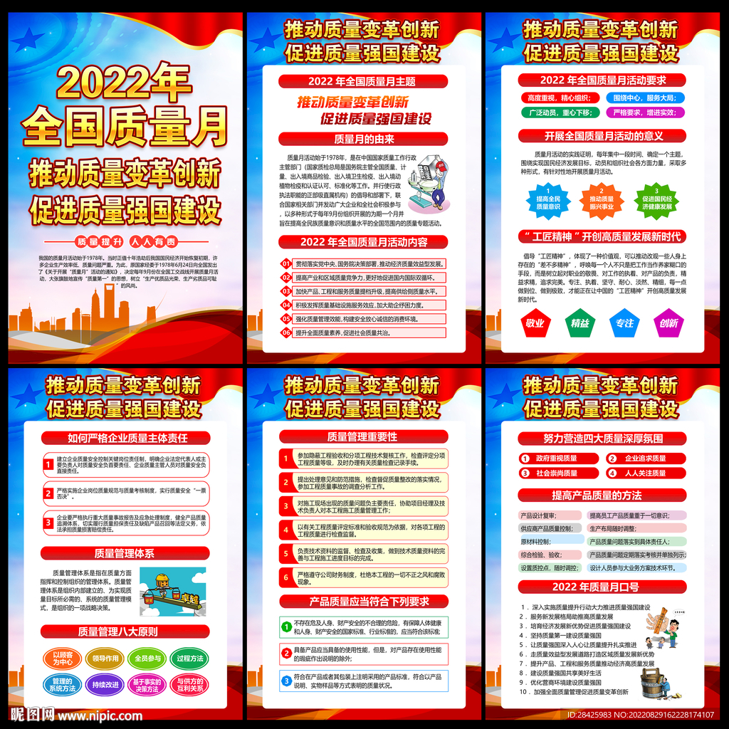 2022年全国质量月挂图