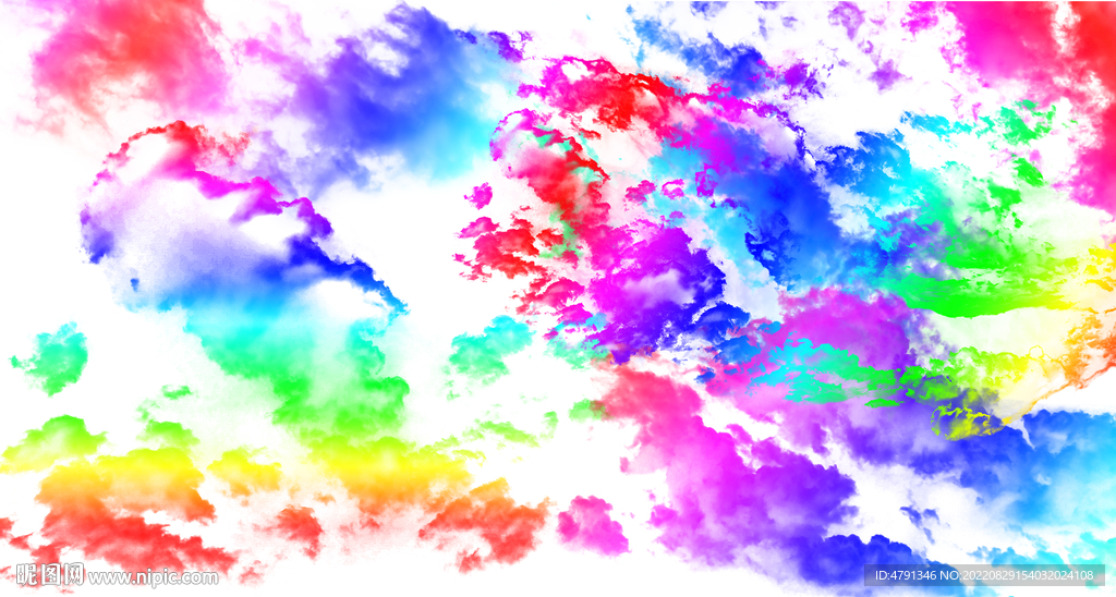 彩色云彩