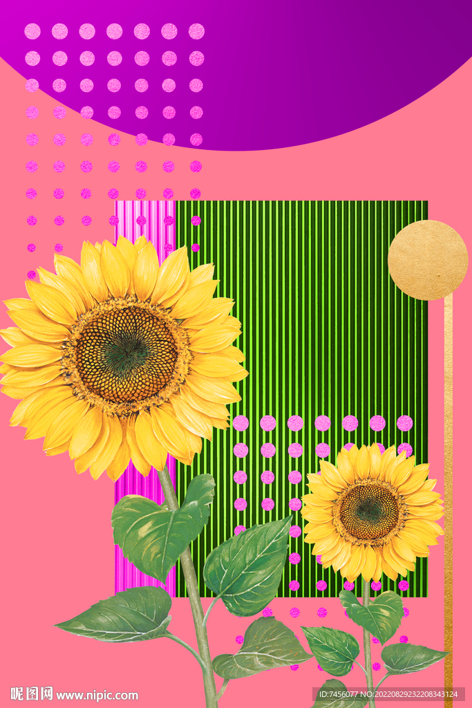 唯美花卉菊花挂画装饰画