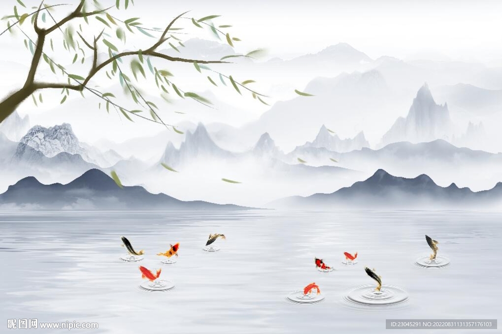 新中式背景墙