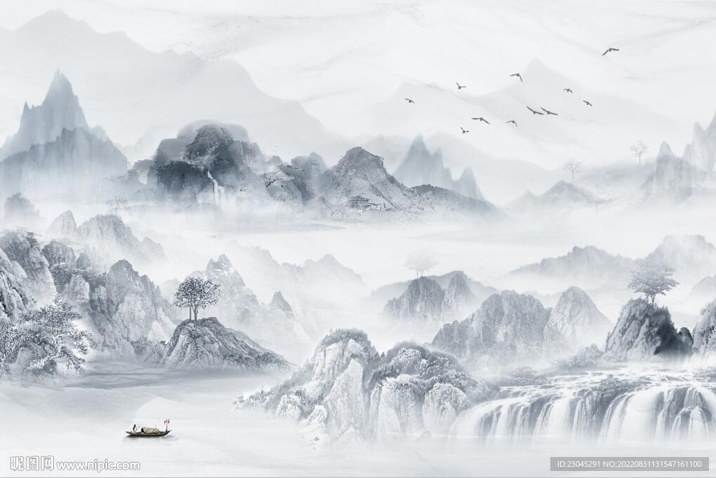 新中式背景墙