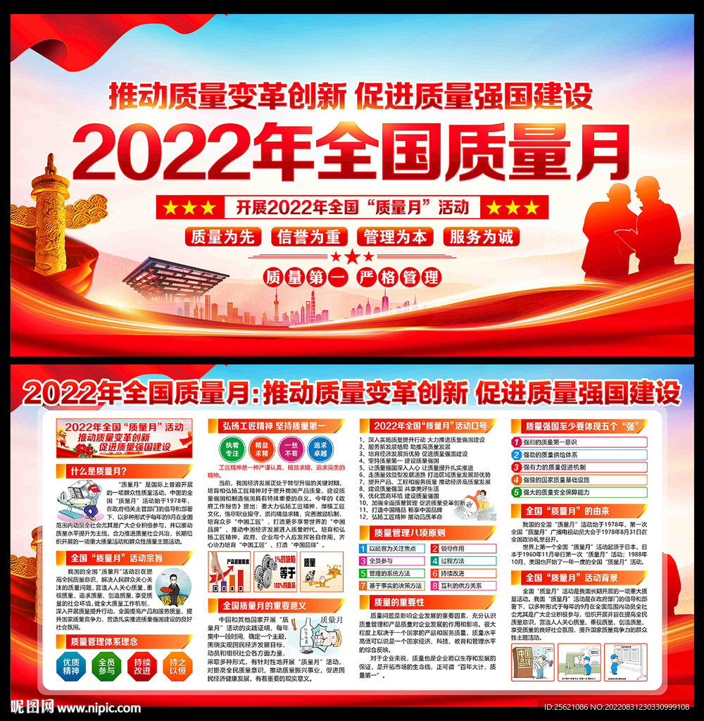 2022年全国质量月宣传栏