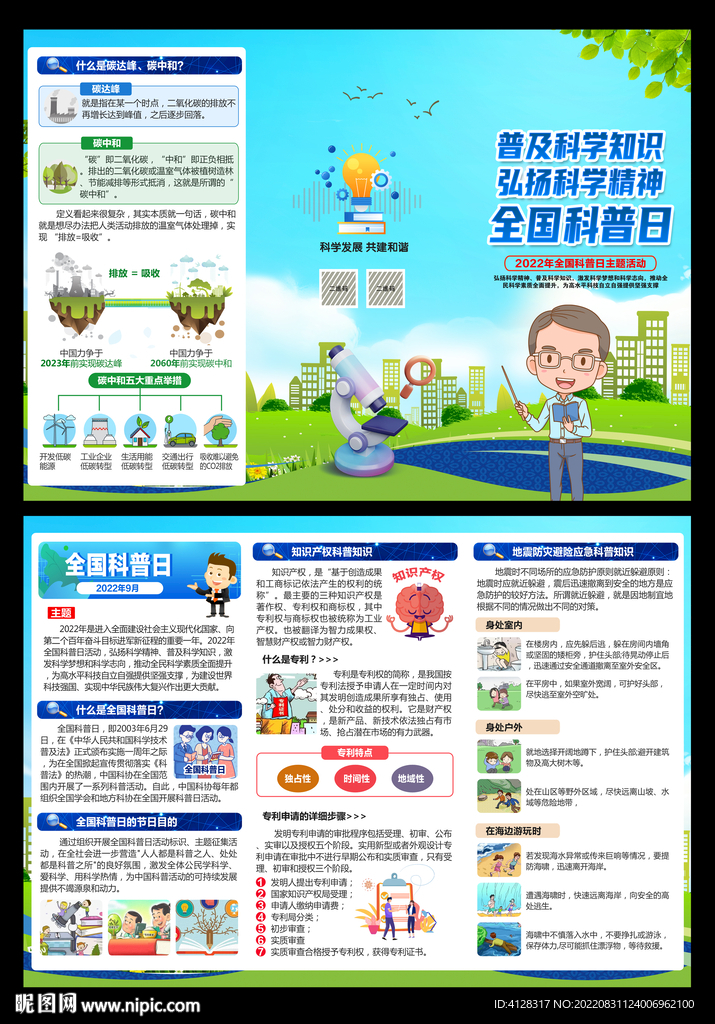 2022年全国科普日折页