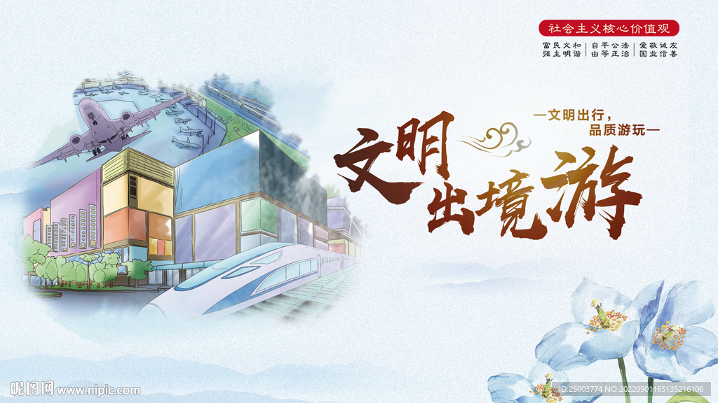 文明出境游