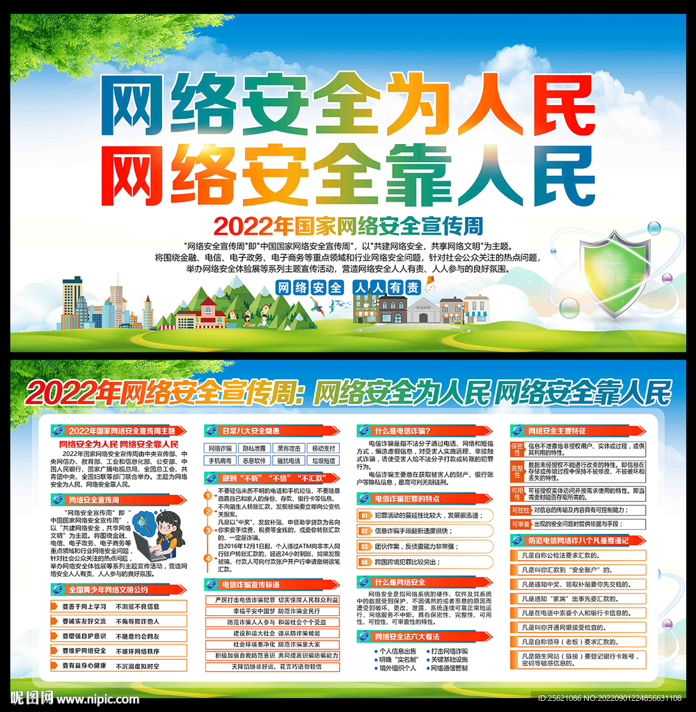 2022年国家网络安全周展板