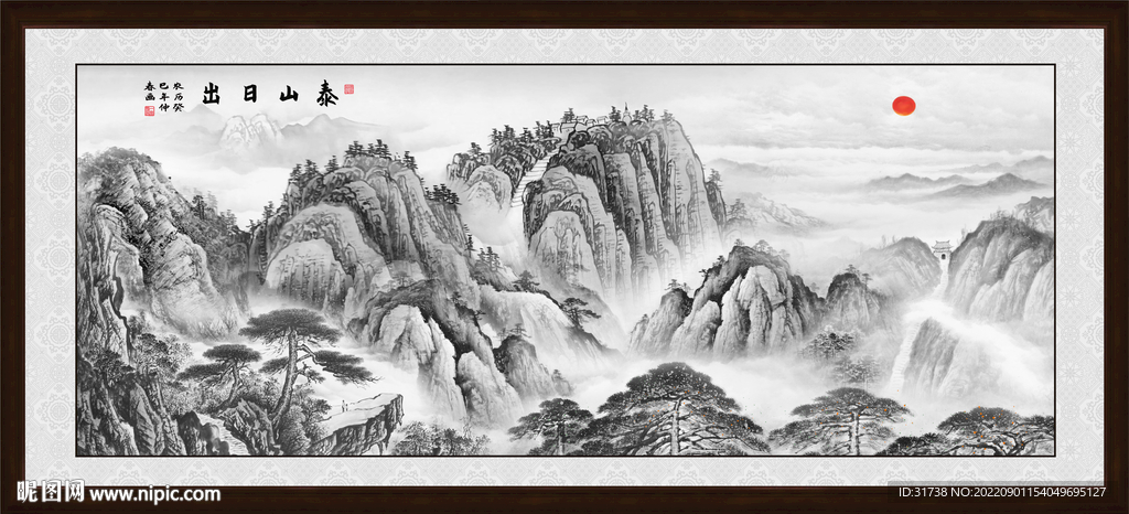 泰山装饰画