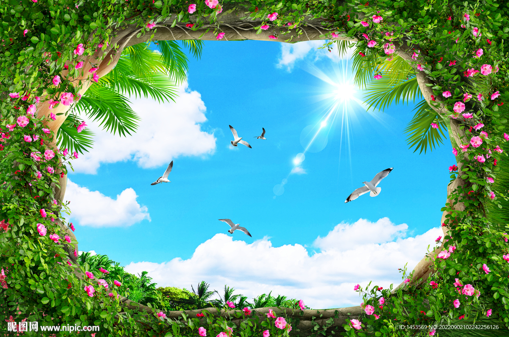 蓝天白云软膜天花