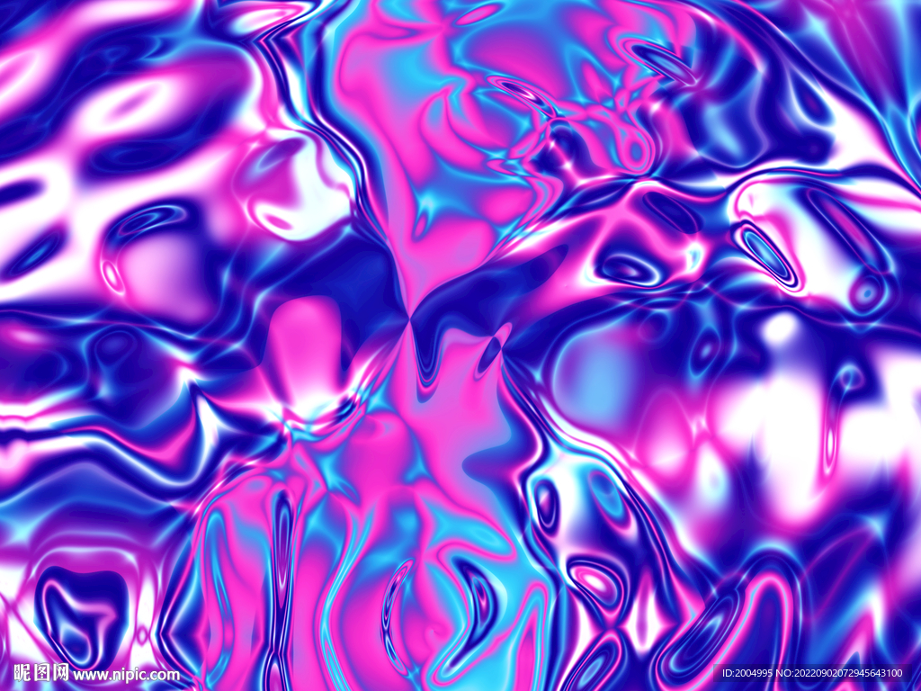抽象流体艺术画