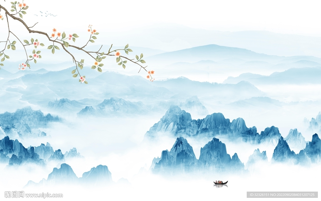 高端新上架山水画 Tif分层