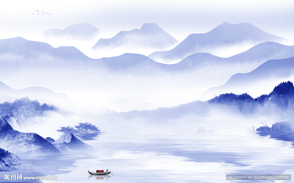 人气新上架山水画 Tif分层