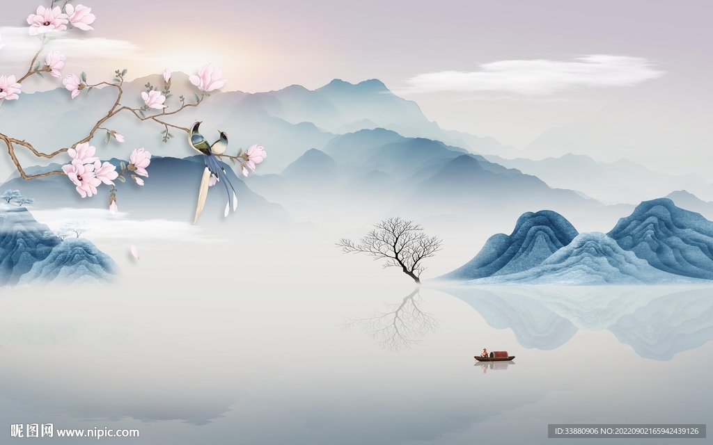 高清 新上架山水画 tif分层