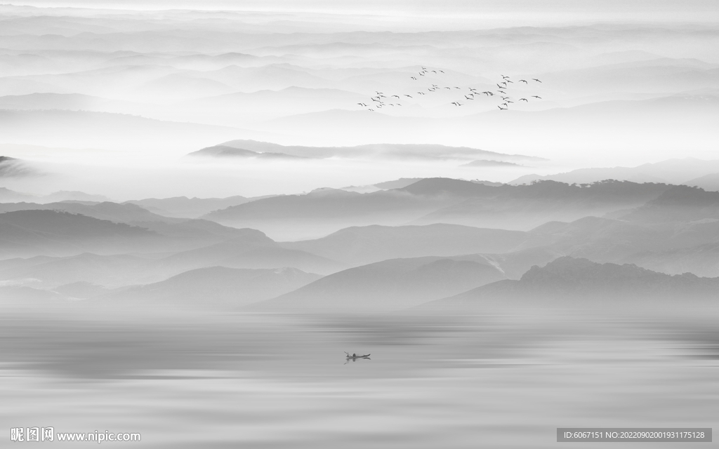 禅意山水画