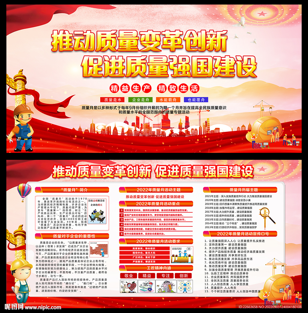 2022全国质量月海报