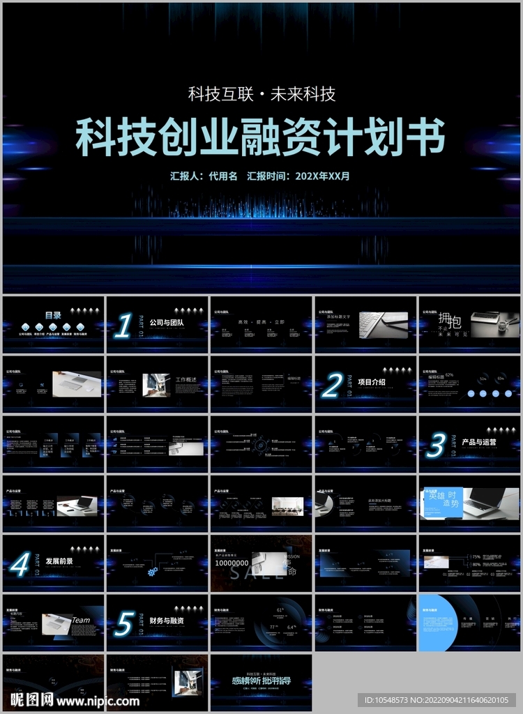 商业计划书创业融资ppt