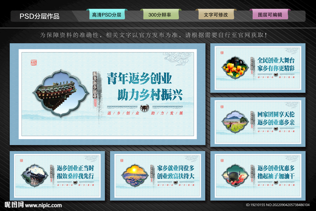 返乡创业文化墙