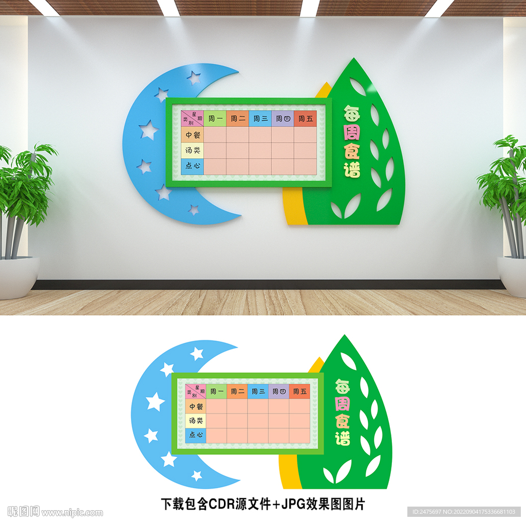 每周食谱